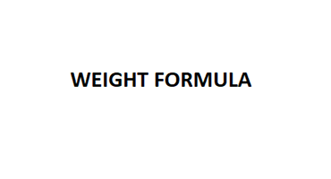 technical-info-weight-formula